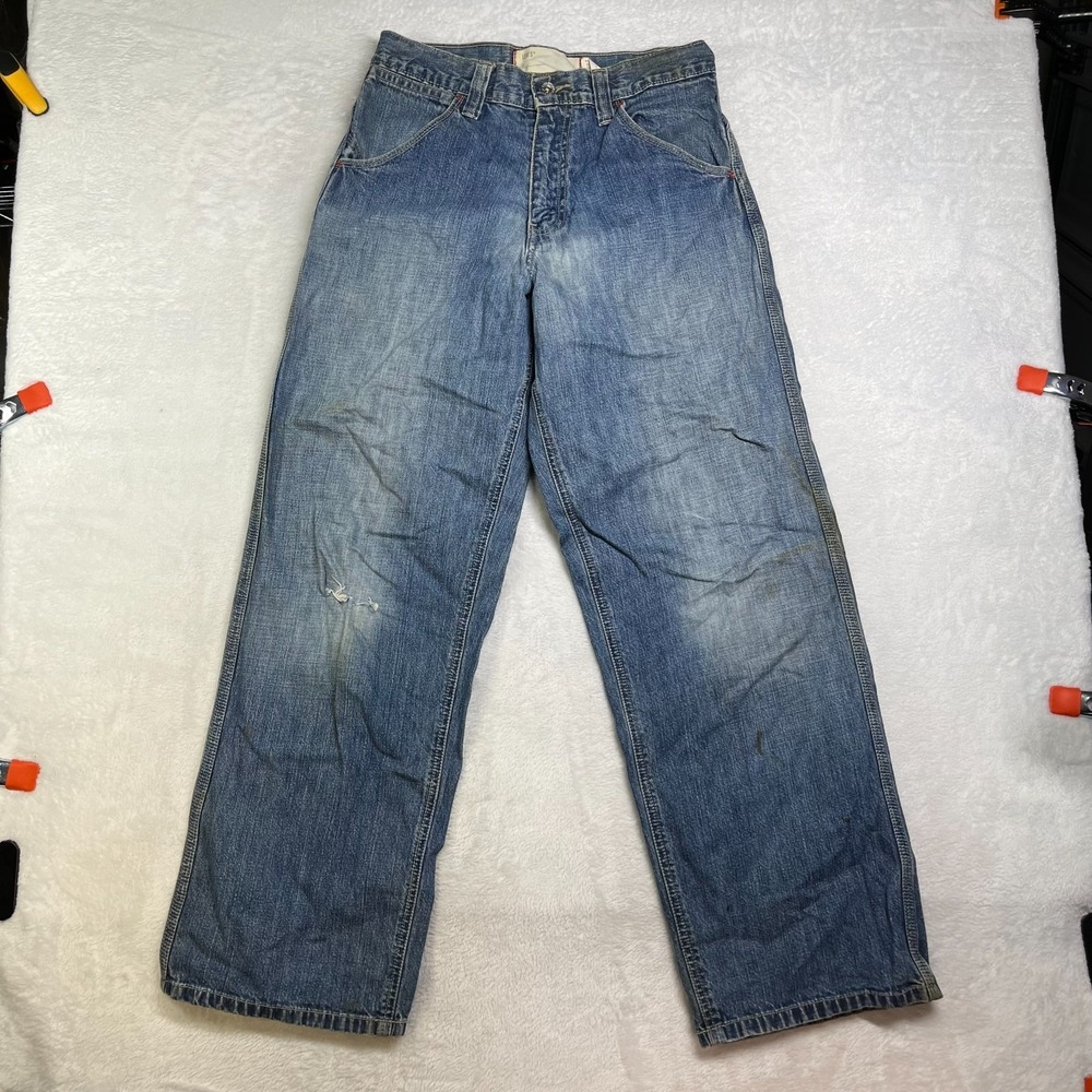 Vintage Levi's Jeans Men's Blue Denim Pocket Straight Zip Fly Classic - 28X30
